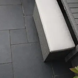 Charcoal patio paving pavers feature deep, elegant shades and a refined texture, perfect for enhancing outdoor spaces with a contemporary stone appeal