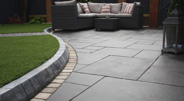 Charcoal Classicstone pavers beautifully transform an outdoor area with their sophisticated design and robust durability.