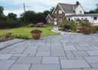 Steel Blue pavers bring a modern touch to outdoor areas, featuring a sleek hue that enhances any landscape with lasting durability.